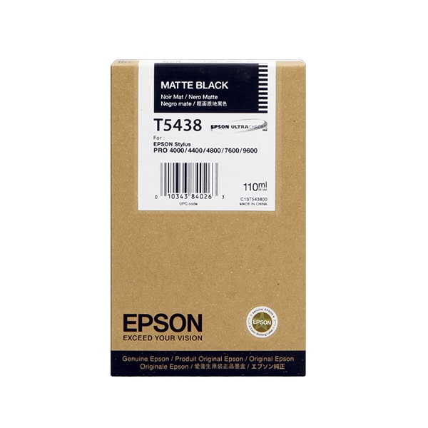 Tinta EPSON Negro Mate 110 ml